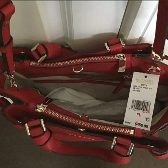 Large leather michael kors Greta tote - Picture 2 of 4